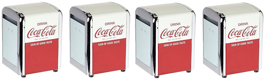 希少　Coca-Colaナプキンホルダー 2個セット　コカコーラ コカコーラ Coca-Cola ナプキンホルダー ディスペンサー Napkin
